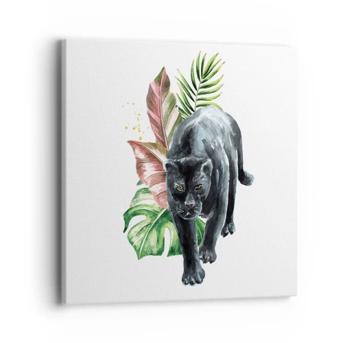 Cuadro sobre lienzo - Impresión de Imagen - Salvaje de corazón - 40x40 cm