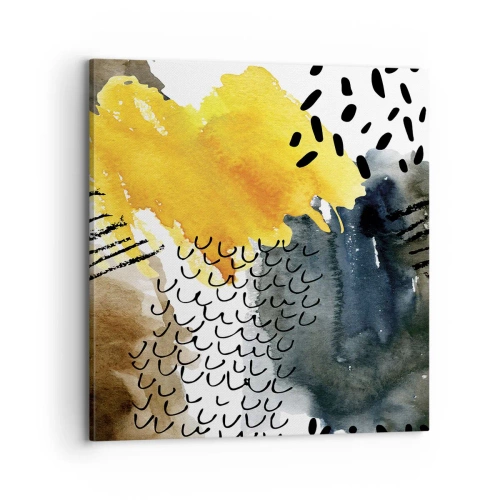 Cuadro sobre lienzo - Impresión de Imagen - Reunión de los elementos - 70x70 cm
