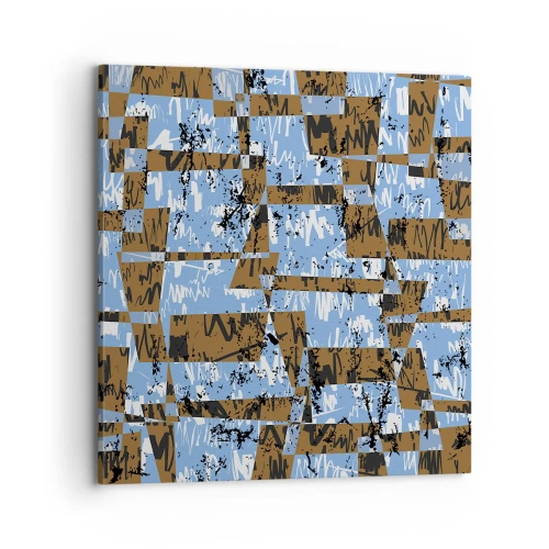 Cuadro sobre lienzo - Impresión de Imagen - Un recorte del desierto - 70x70 cm