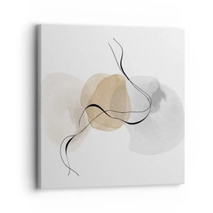 Cuadro sobre lienzo - Impresión de Imagen - Pompas de aire - 30x30 cm