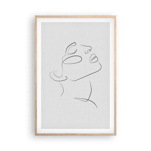 Póster en marco roble claro - Meandros de un sueño - 61x91 cm