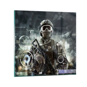 Cuadro sobre vidrio - Impresiones sobre Vidrio - De poder a poder - 60x60 cm