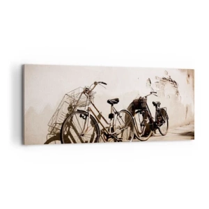 Cuadro sobre lienzo - Impresión de Imagen - El inolvidable encanto del pasado - 100x40 cm