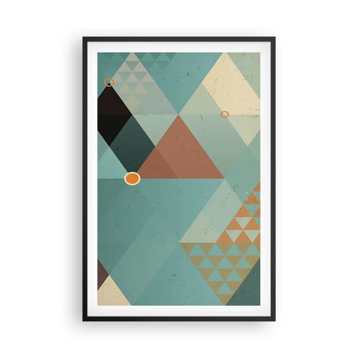 Póster en marco negro - Uno para todos y todos para uno - 61x91 cm