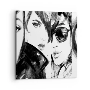 Cuadro sobre lienzo - Impresión de Imagen - La belleza multiplicada - 70x70 cm