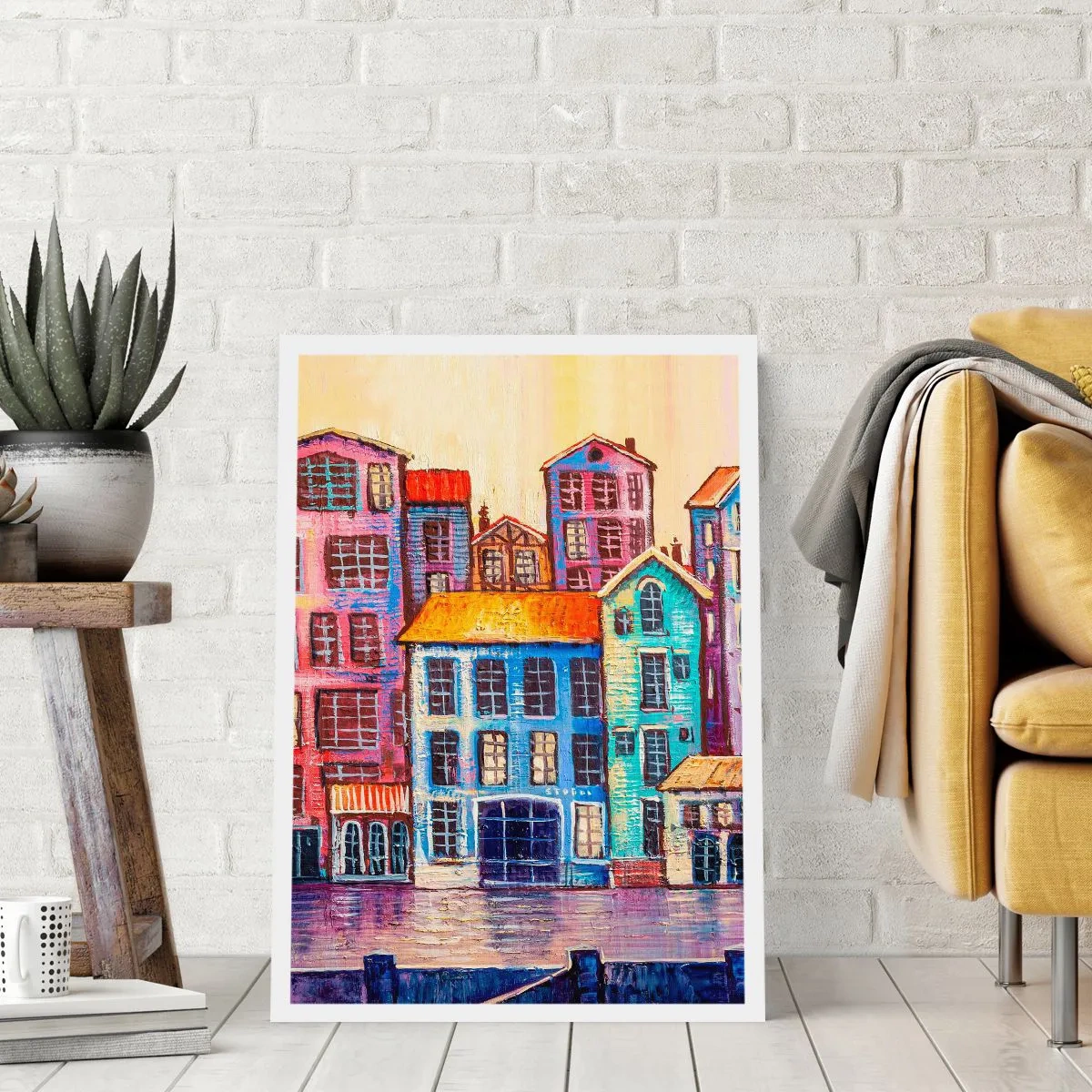 Póster - Una ciudad como un cuento de hadas - 30x40 cm