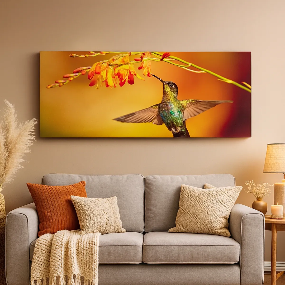 Cuadro sobre lienzo - Impresión de Imagen - Mensajero de la luz - 30x30 cm