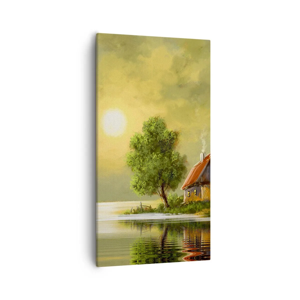 Cuadro sobre lienzo - Impresión de Imagen - Es hermoso, como salido de un cuadro - 55x100 cm
