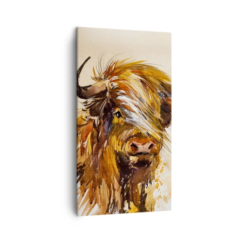 Cuadro sobre lienzo - Impresión de Imagen - El orgullo del líder - 45x80 cm