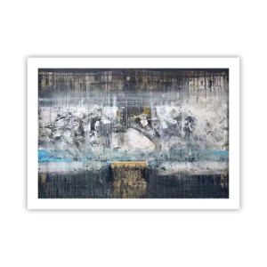 Póster - Hielo abstracto - 70x50 cm