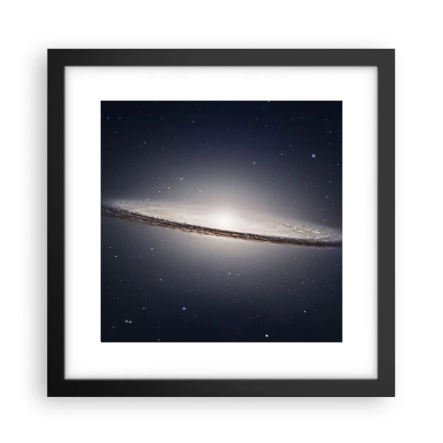 Póster en marco negro - Érase una vez en una galaxia muy, muy lejana.... - 30x30 cm