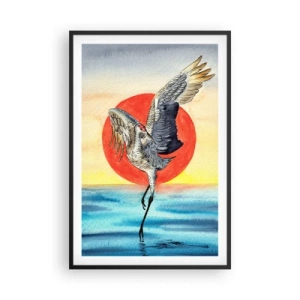 Póster en marco negro - Hora de volver - 61x91 cm