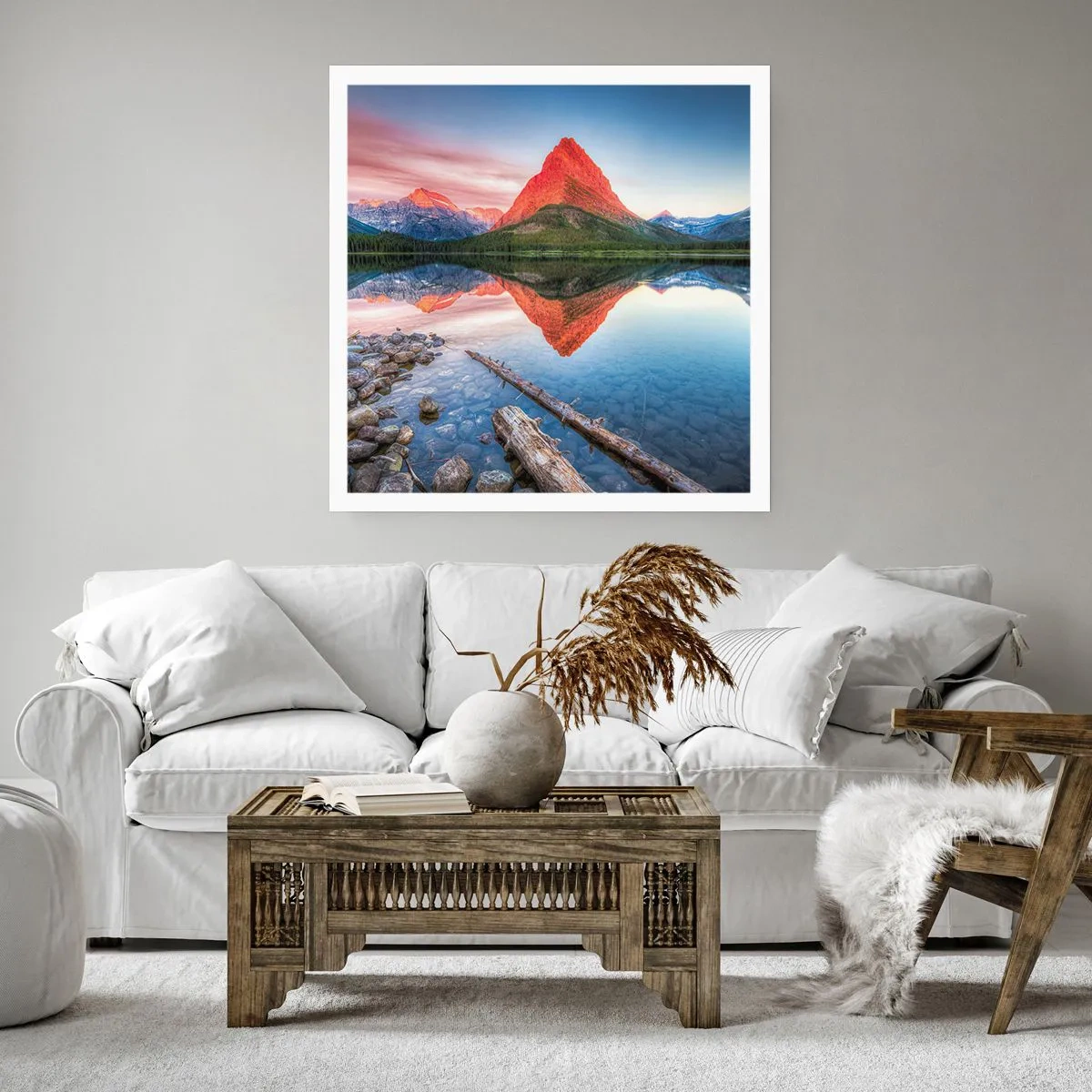 Póster - Cálido y frío - 40x40 cm