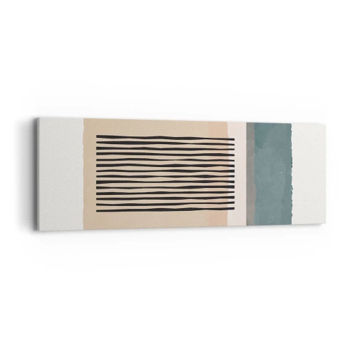 Cuadro sobre lienzo - Impresión de Imagen - Todo en orden - 90x30 cm