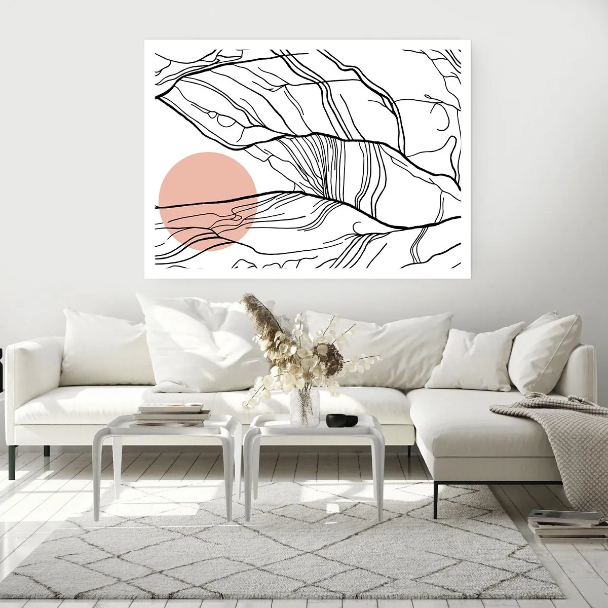 Póster - En una red de ramas - 70x50 cm
