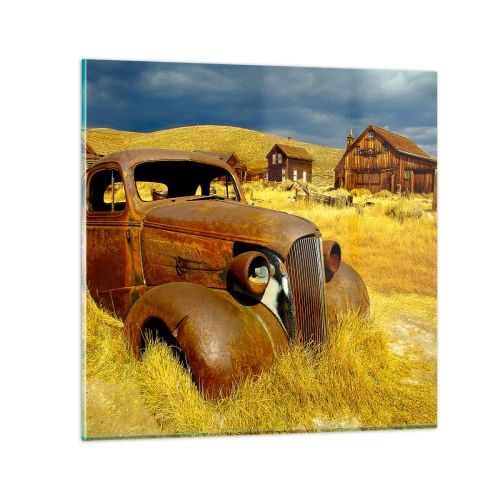 Cuadro sobre vidrio - Impresiones sobre Vidrio - Un merecido descanso - 70x70 cm