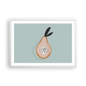 Póster en marco blanco - El interior de la naturaleza - 70x50 cm