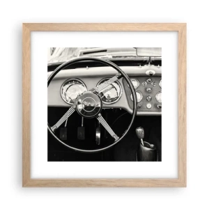 Póster en marco roble claro - El sueño de un coleccionista - 30x30 cm