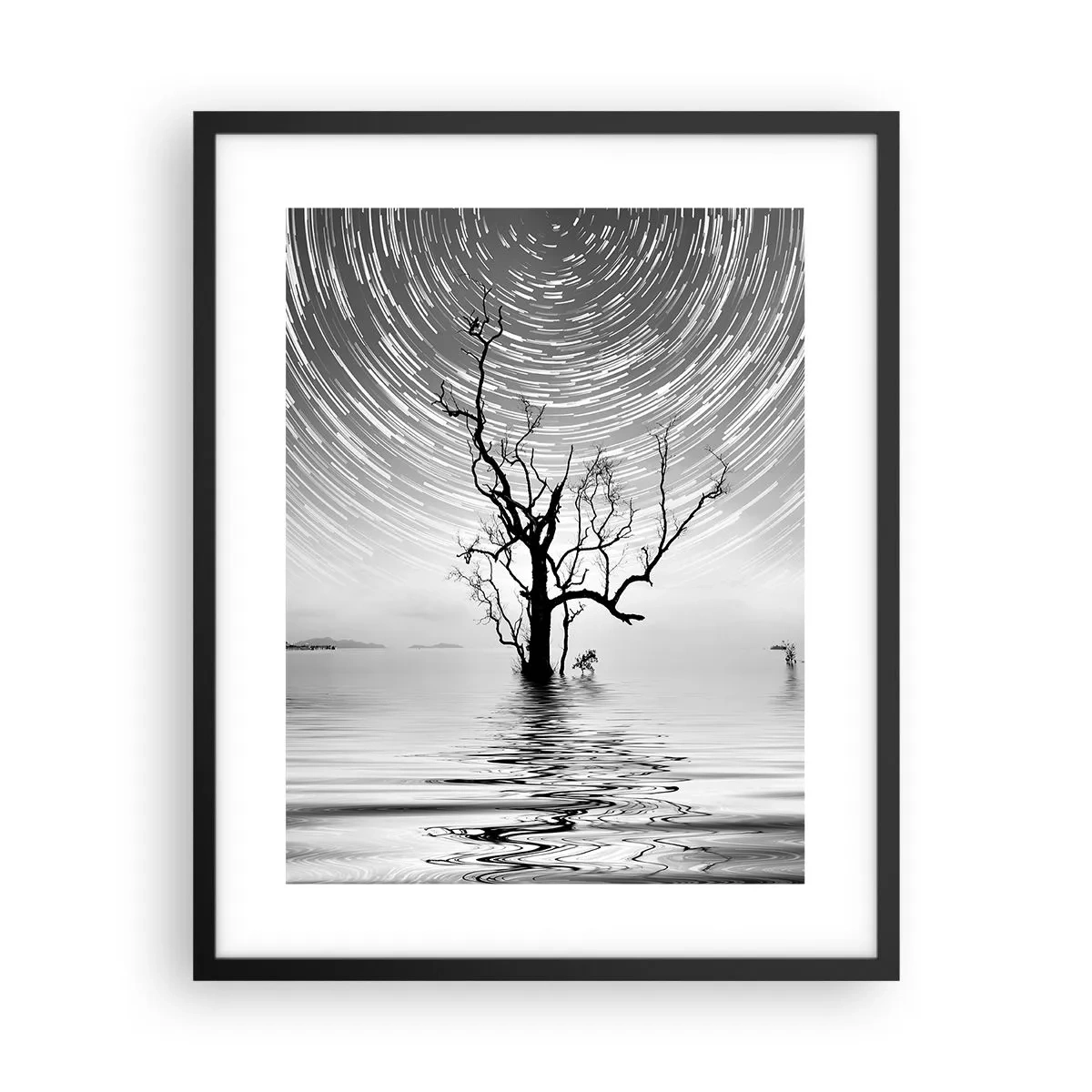 Póster en marco negro - Una sinfonía de la naturaleza - 40x50 cm