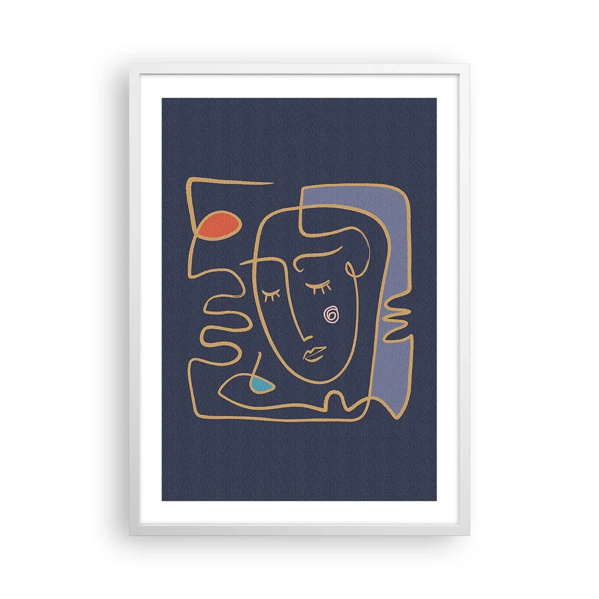 Póster en marco blanco - En un maravilloso sueño - 50x70 cm