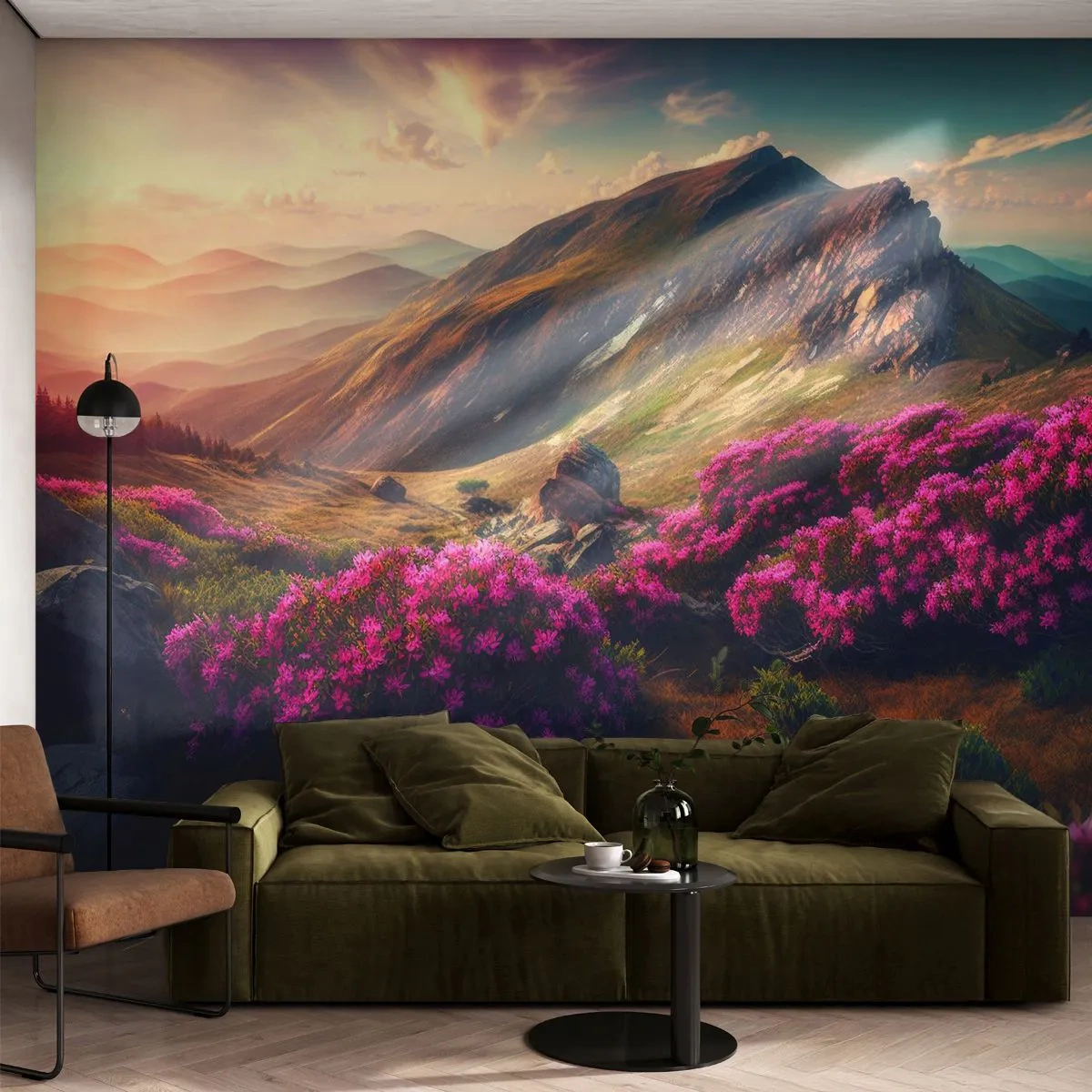 Fotomural Standard Eco - Verano en las montañas - Paisaje, Naturaleza, Montañas - 250x175 cm