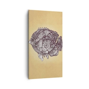 Cuadro sobre lienzo - Impresión de Imagen - De un océano de ornamentos - 55x100 cm