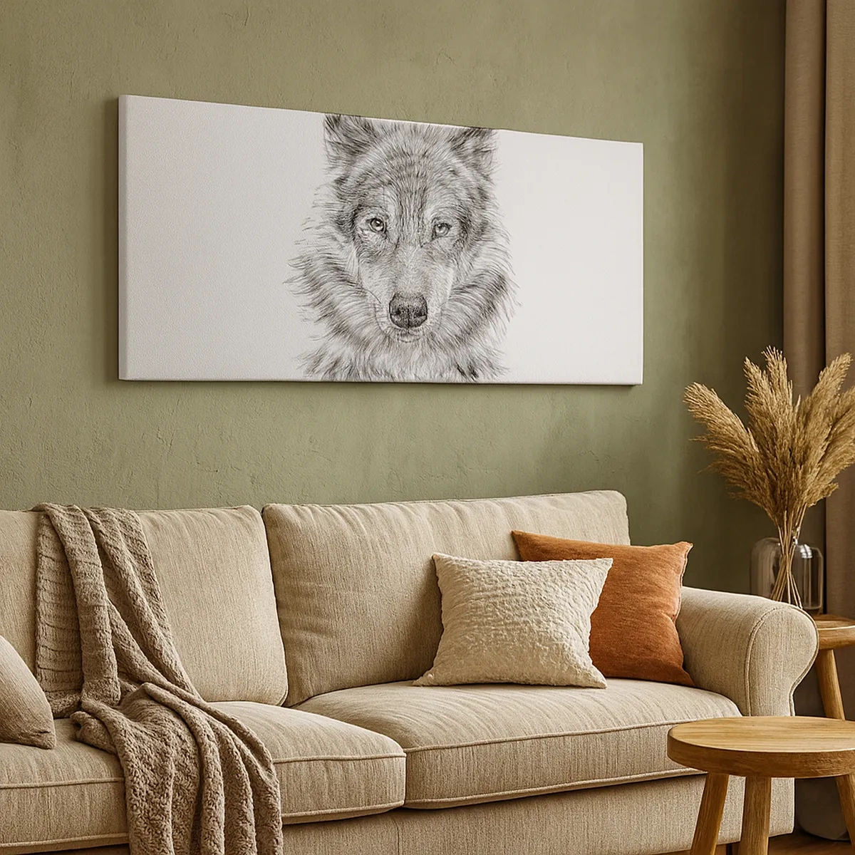 Cuadro sobre lienzo - Impresión de Imagen - Un líder nato - 30x30 cm