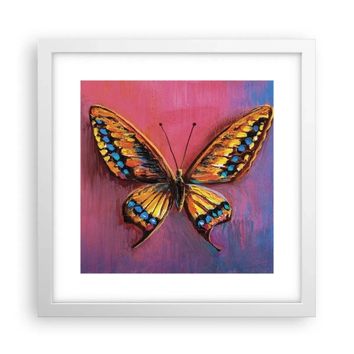 Póster en marco blanco - Una joya de la naturaleza - 30x30 cm