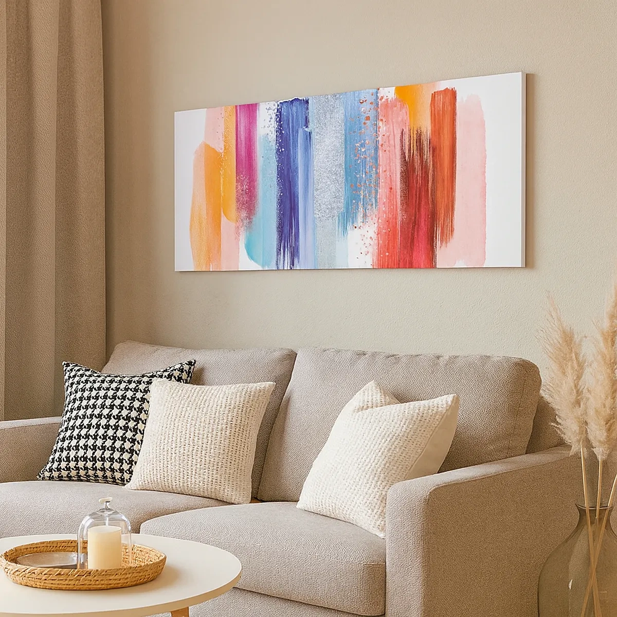 Cuadro sobre lienzo - Impresión de Imagen - Arriba y abajo - 30x30 cm