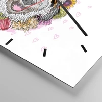 Esfera sin numeración, con rayas