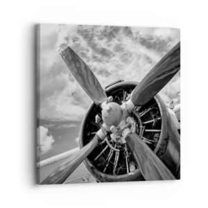 Cuadro sobre lienzo - Impresión de Imagen - Conquistador de los cielos - 30x30 cm
