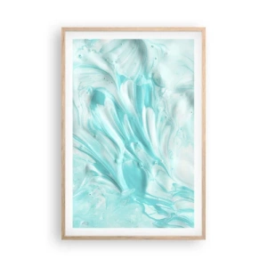 Póster en marco roble claro - Juntos para siempre - 61x91 cm