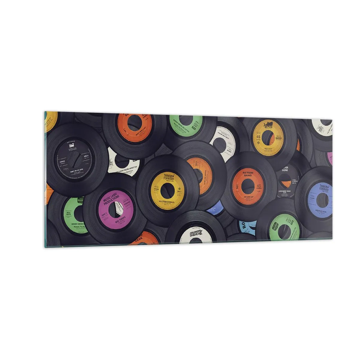 Cuadro sobre vidrio - Impresiones sobre Vidrio - Colores de los clásicos - 100x40 cm