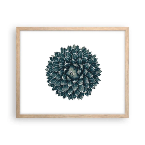 Póster en marco roble claro - Estrella del desierto - 50x40 cm