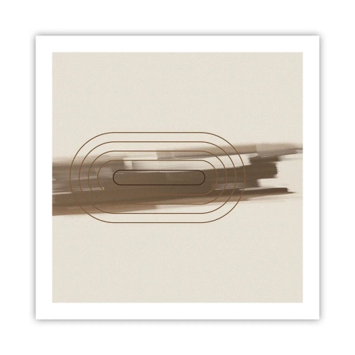 Póster - Un soplo de gris - 60x60 cm