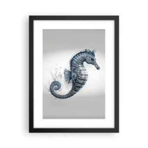 Póster en marco negro - Una sutil broma de la naturaleza - 30x40 cm