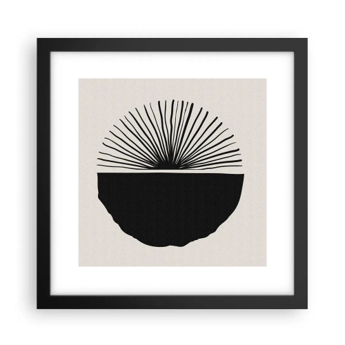 Póster en marco negro - Un abanico de posibilidades - 30x30 cm
