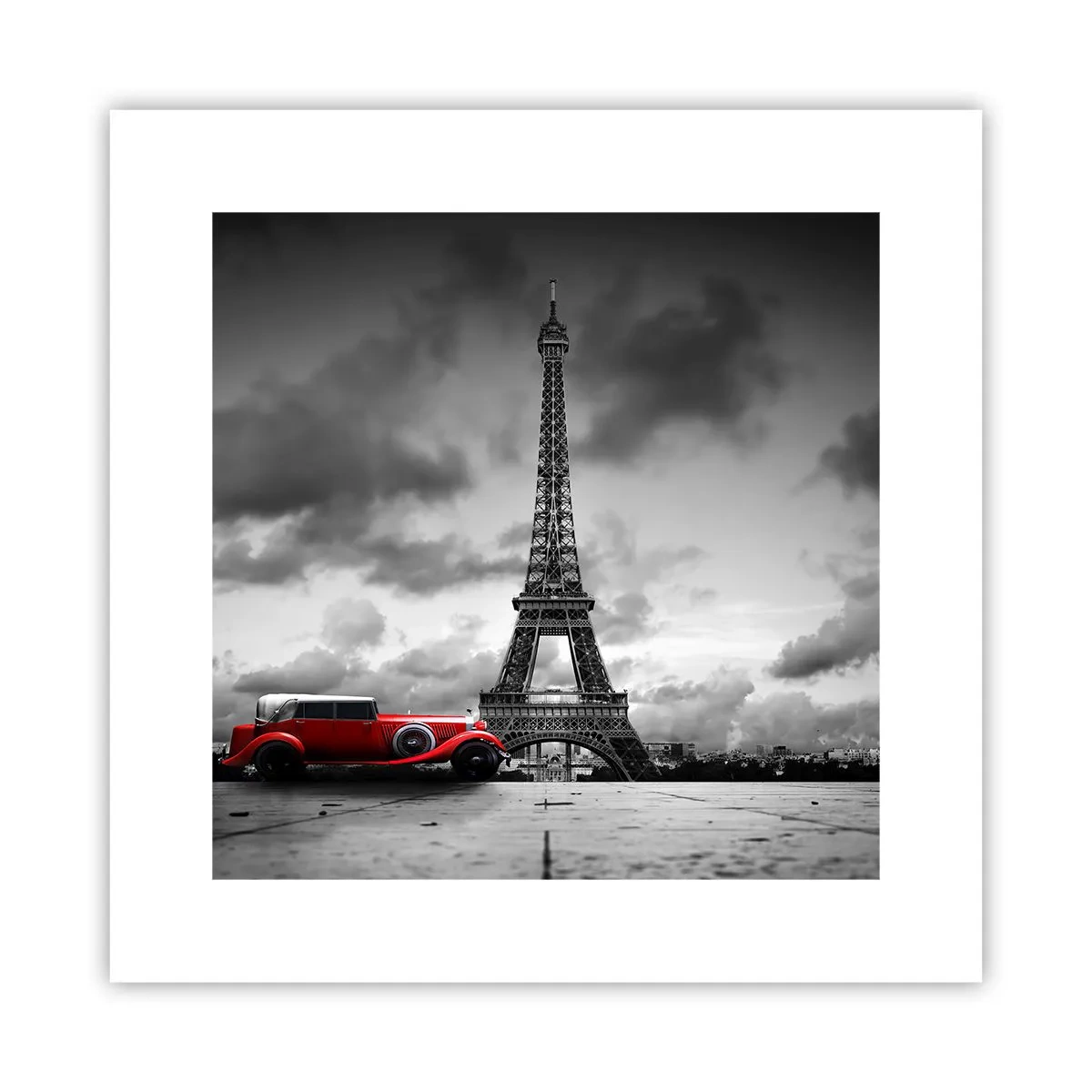 Póster - No hace mucho tiempo, en París - 30x30 cm