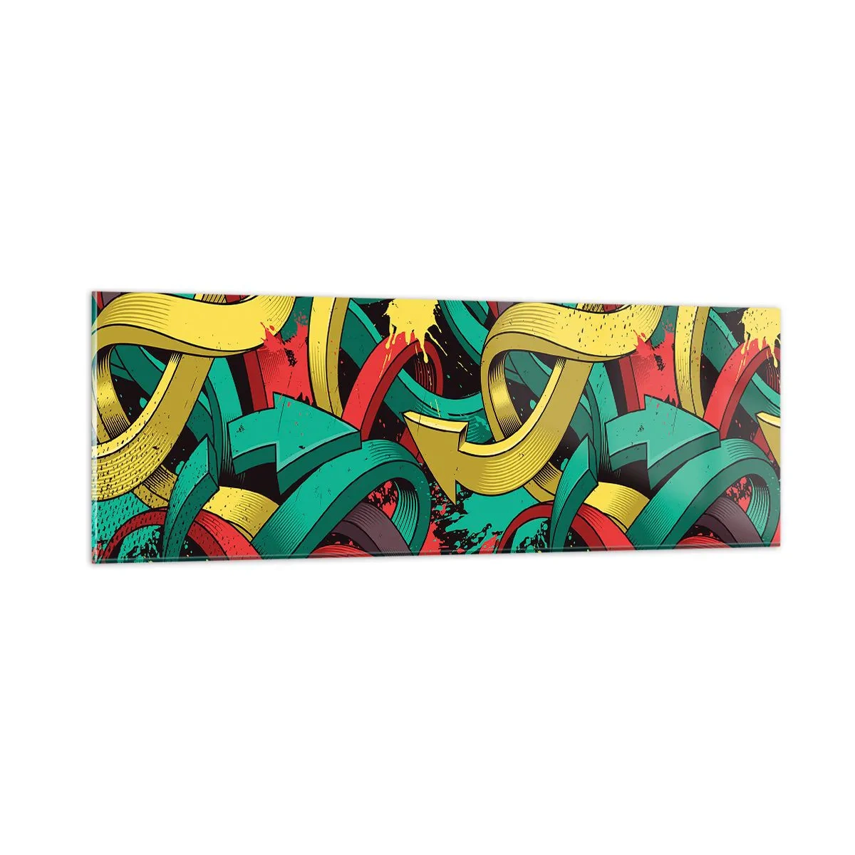 Cuadro sobre vidrio - Impresiones sobre Vidrio - ¿Qué camino tomar? - 90x30 cm