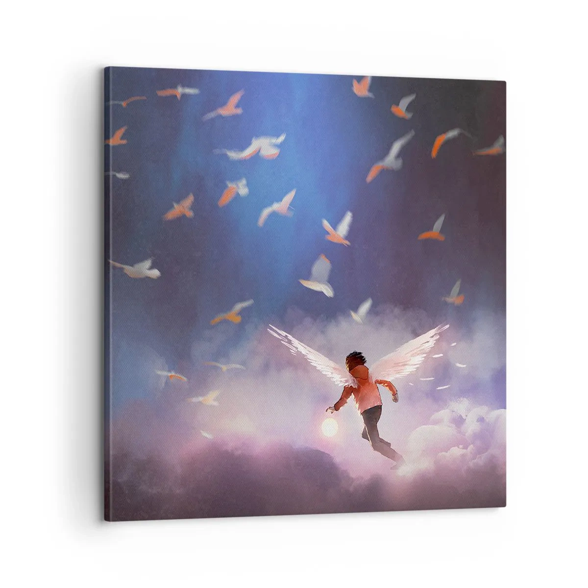 Cuadro sobre lienzo - Impresión de Imagen - Imaginación y valor - 60x60 cm