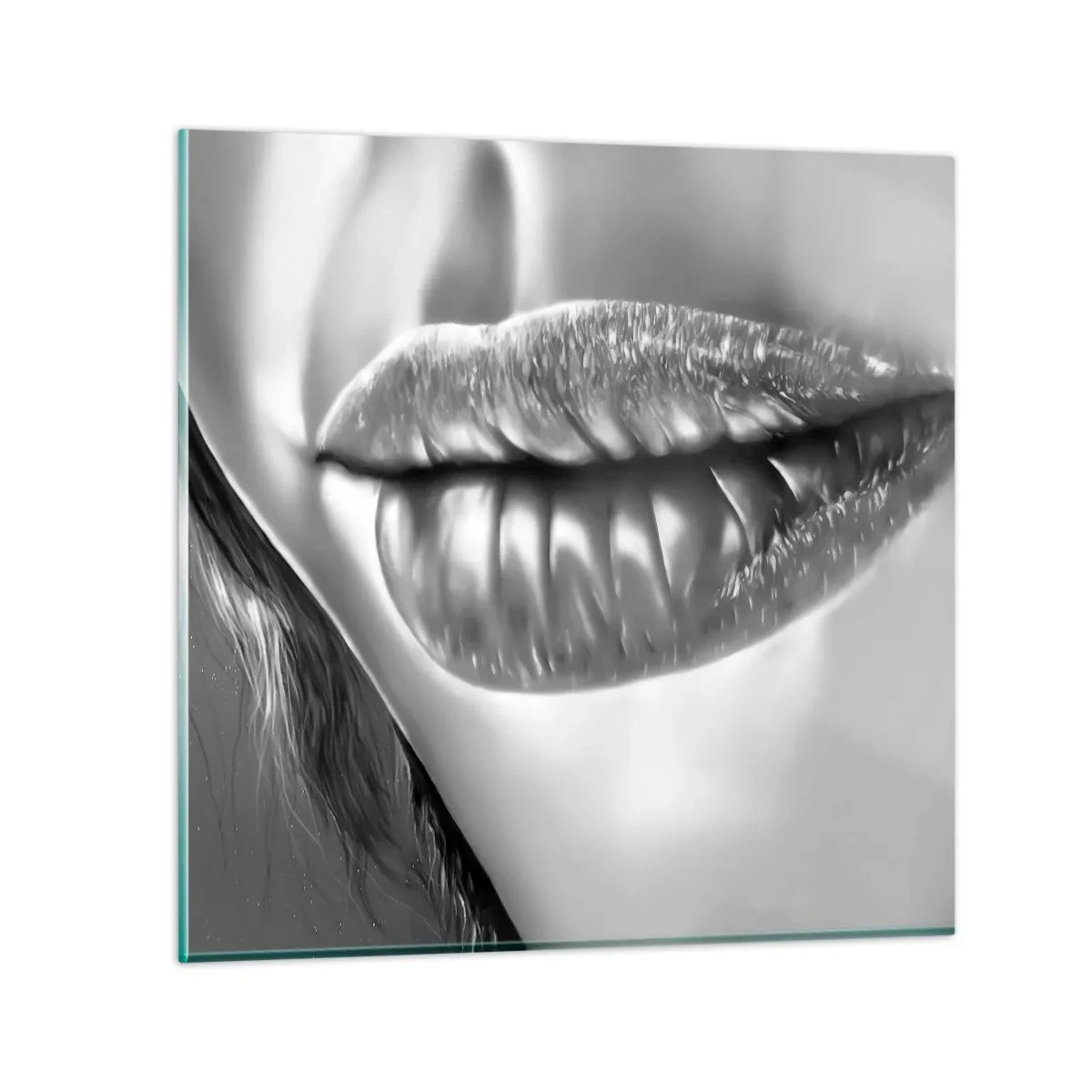 Cuadro sobre vidrio - Impresiones sobre Vidrio - Sé lo que estás pensando... - 60x60 cm