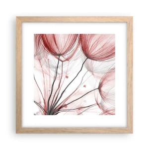 Póster en marco roble claro - Antes de partir - 30x30 cm