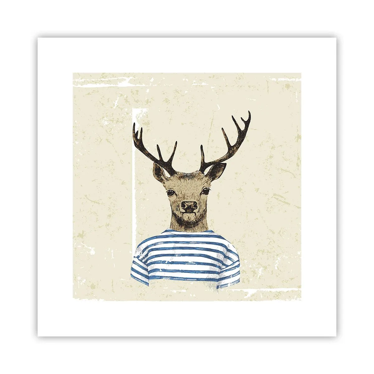Póster - Porque me gustan las camisas de rayas - 30x30 cm