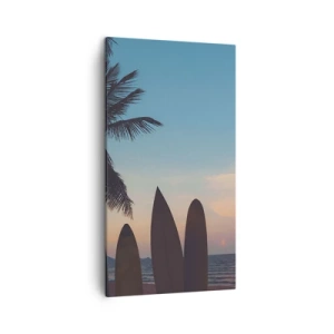 Cuadro sobre lienzo - Impresión de Imagen - Mañana también disfrutaremos - 45x80 cm