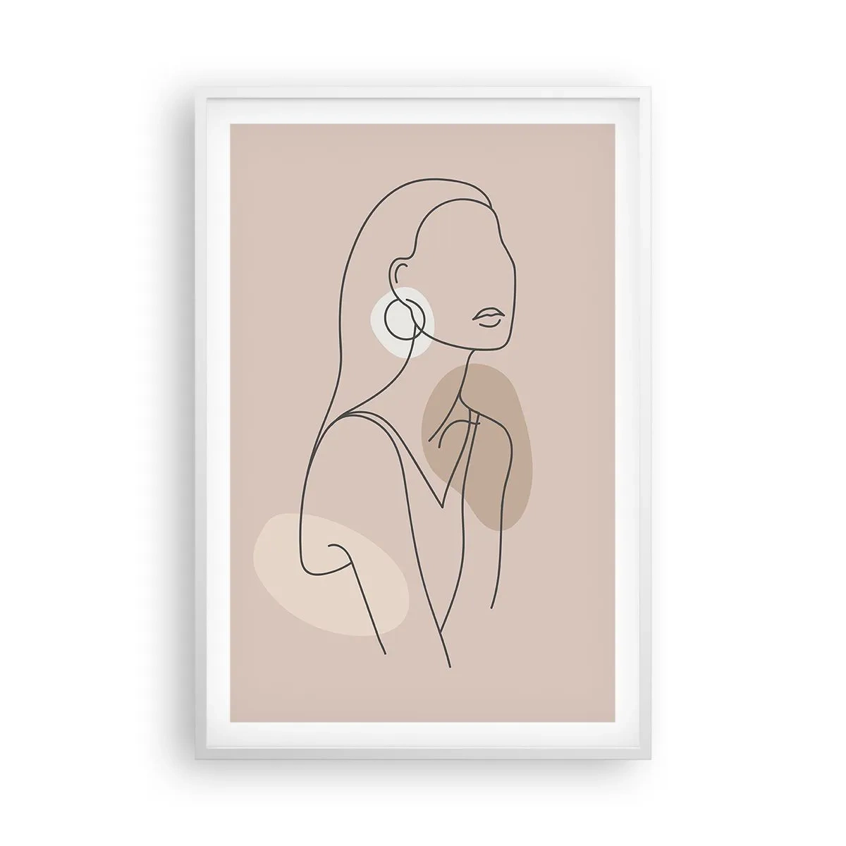 Póster en marco blanco - Un icono de la inocencia - 61x91 cm