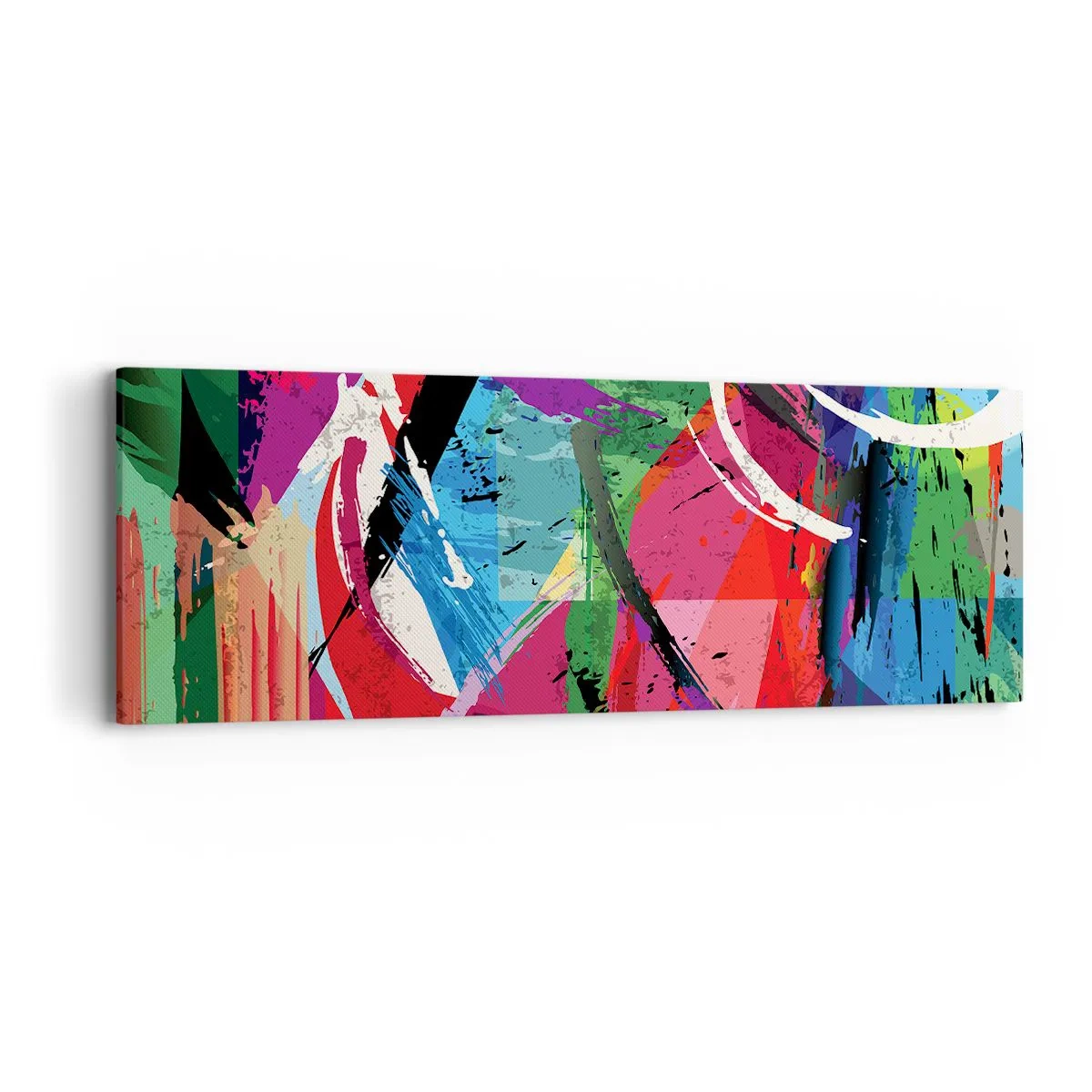 Cuadro sobre lienzo - Impresión de Imagen - Rápido, animado y con efecto - 90x30 cm