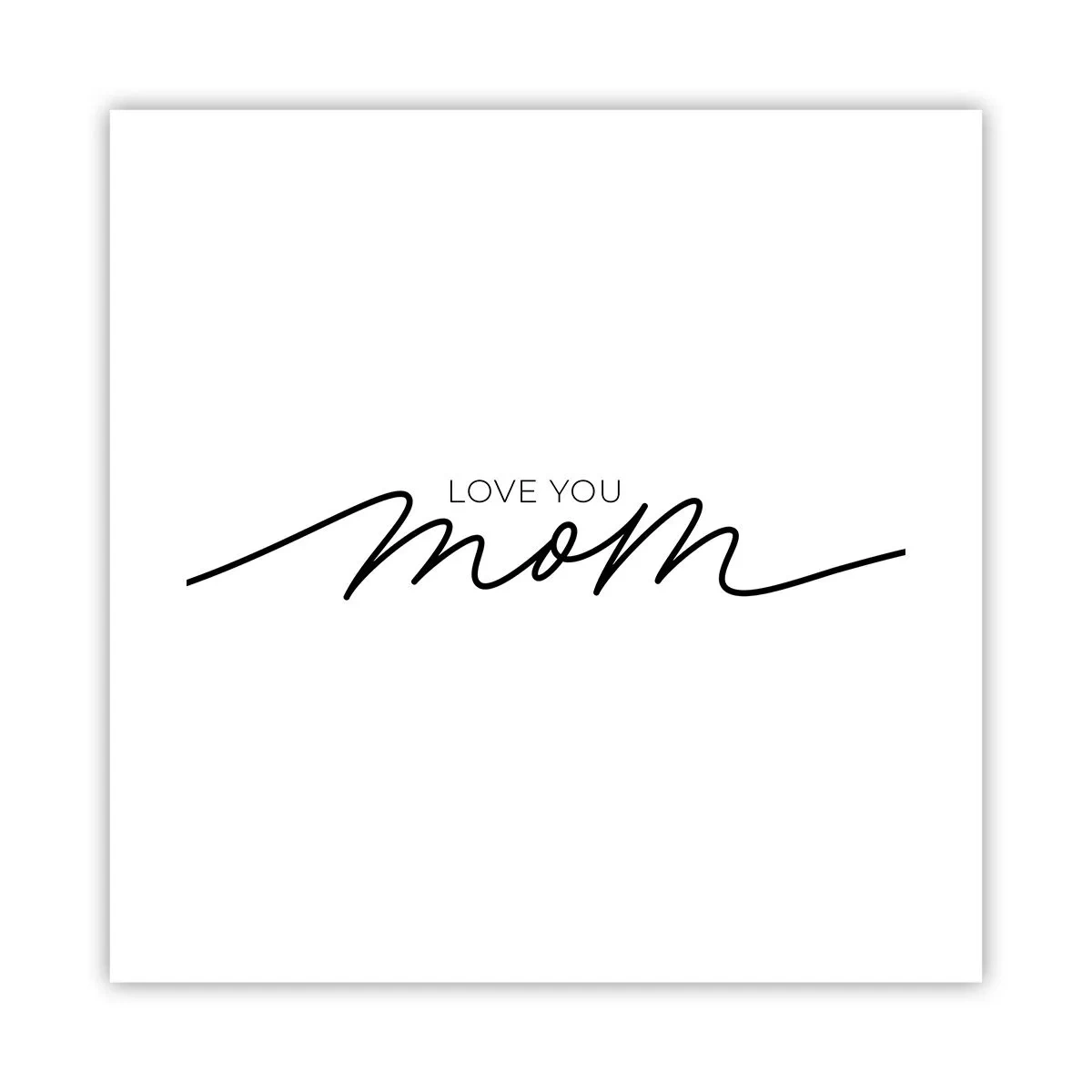 Póster - Gran emoción - 40x40 cm