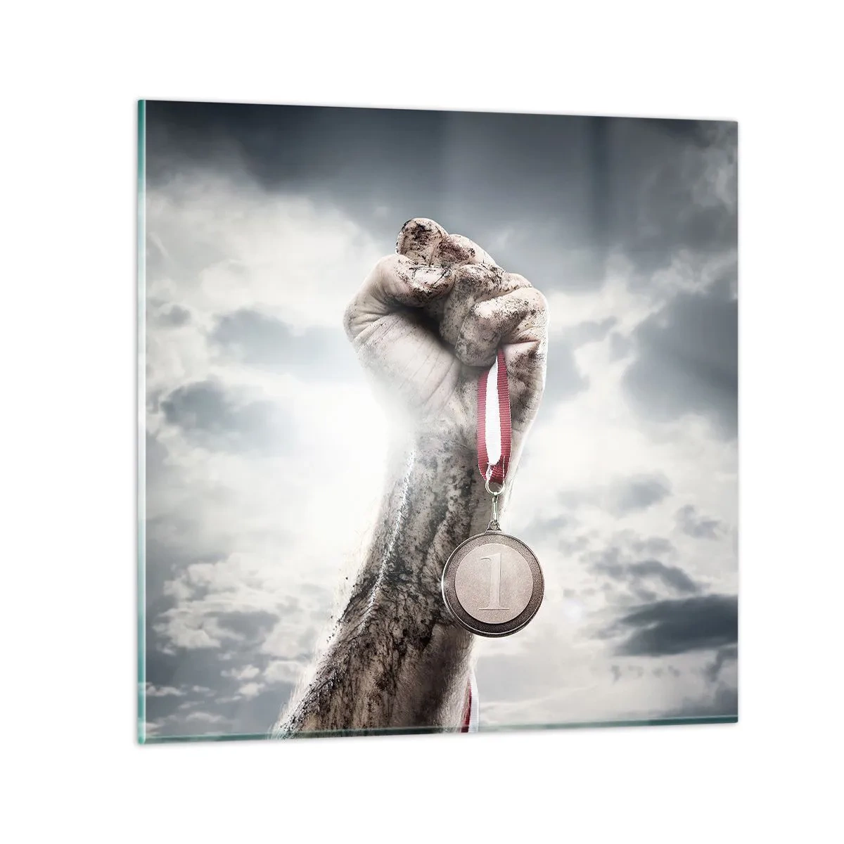 Cuadro sobre vidrio - Impresiones sobre Vidrio - Per aspera ad astra - 70x70 cm