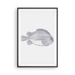 Póster en marco negro - Para el álbum del naturalista - 61x91 cm
