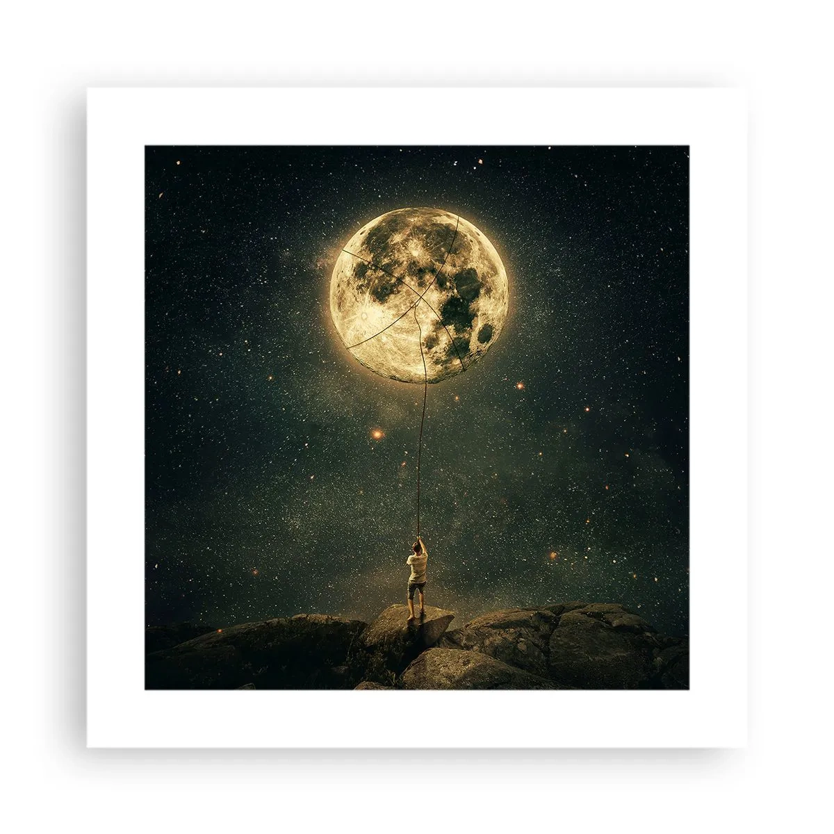 Póster - El que robó la luna - 40x40 cm
